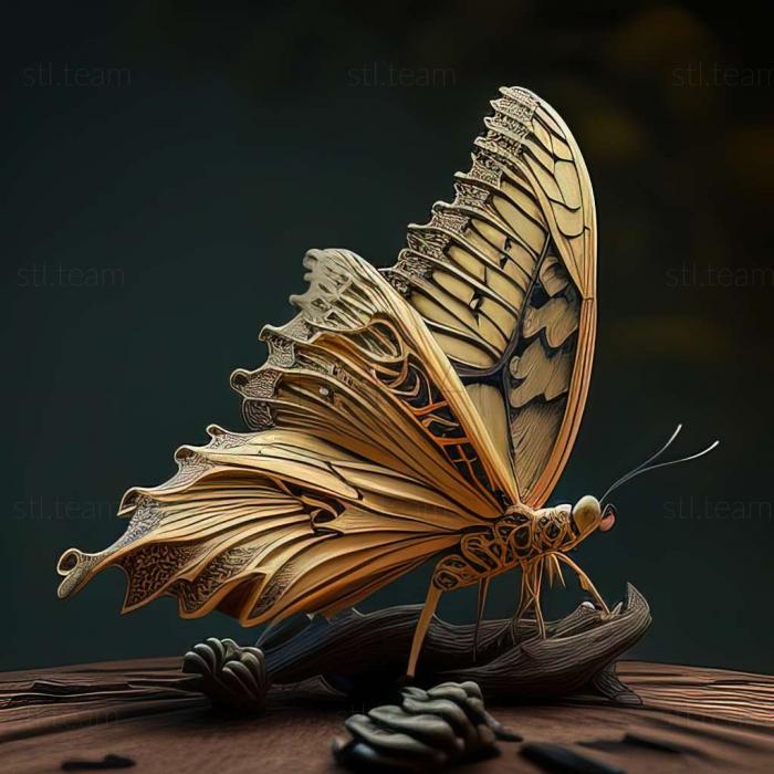 3D model Papilio rutulus (STL)